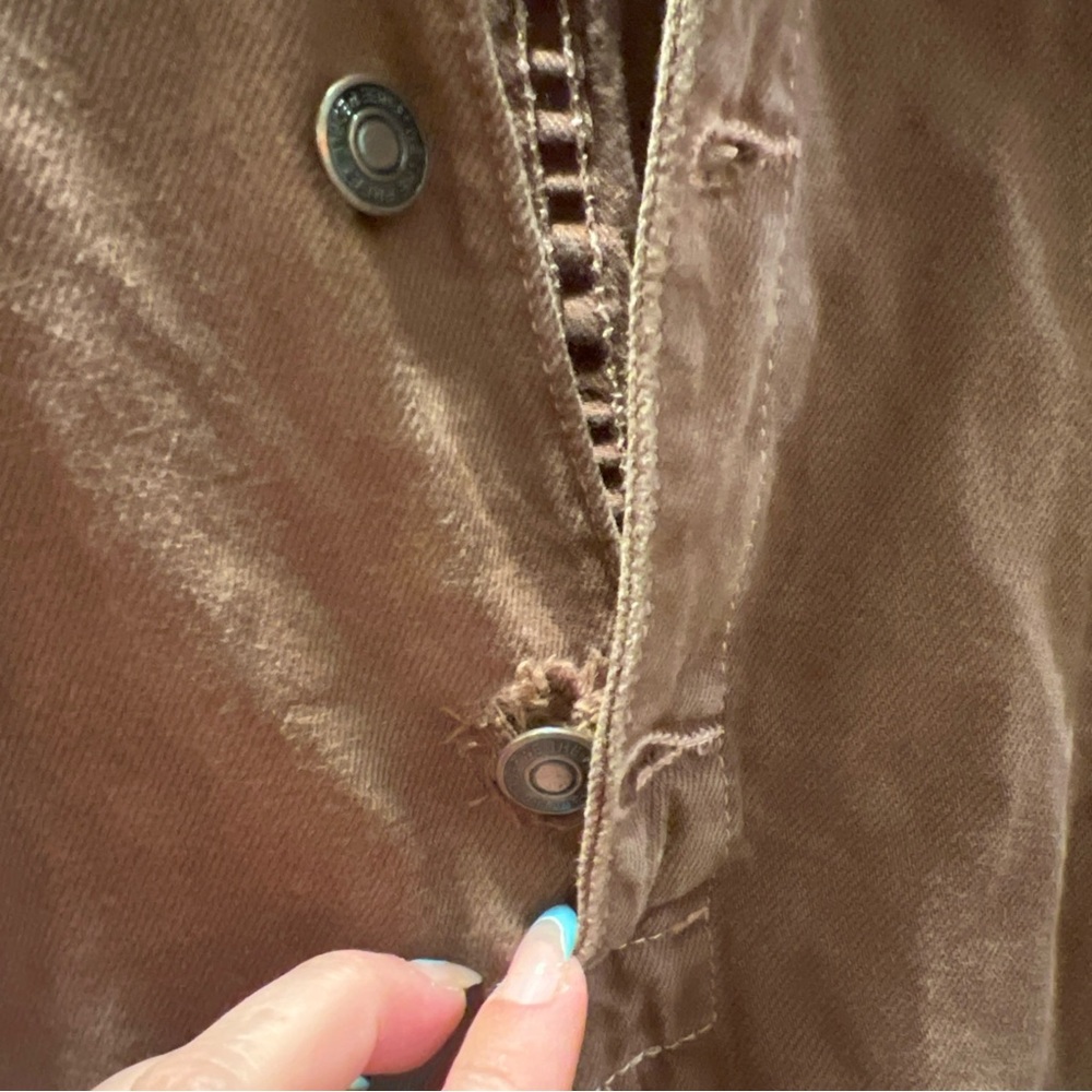 Free People We The Free Marci Coverall Jumpsuit Brown Women’s Size MEDIUM - Picture 16 of 16